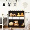 Freestanding Combo Cubby Bin Storage Organizer Unit W/3 Baskets-White